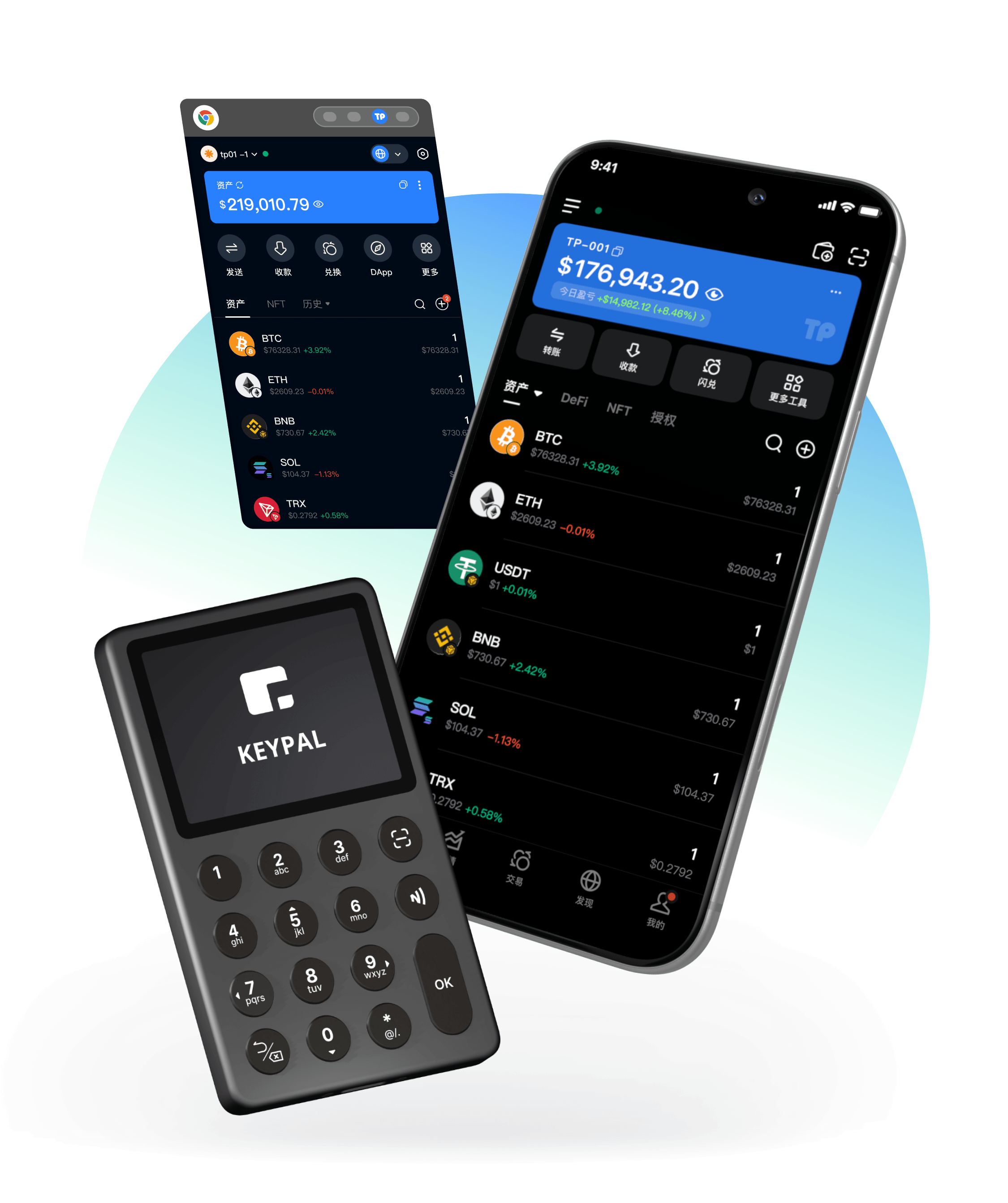 TokenPocket錢包 Web3 操作中樞介面